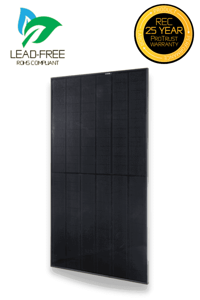 REC Solar lead-free panel with 25-year ProTrust warranty showcased by Kamtech Solar for high-efficiency sustainable energy. REC Solar lead-free panel with 25-year ProTrust warranty showcased by Kamtech Solar for high-efficiency sustainable energy.