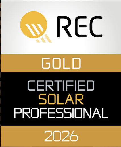 REC Gold Certified Professional badge.