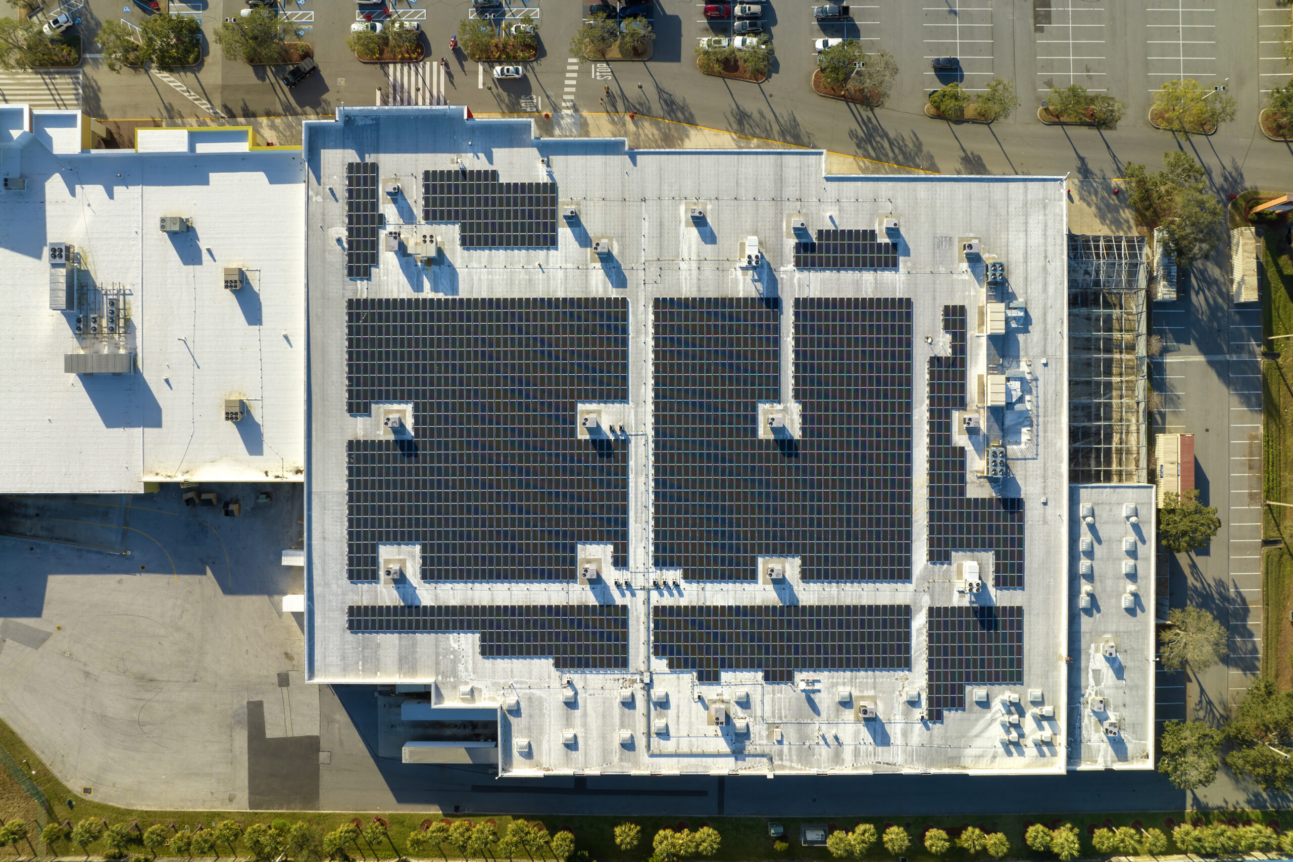 Industrial solar installation
